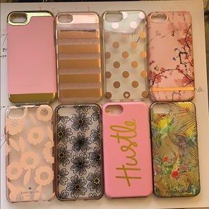 iPhone 7/8 Phone Cases Pink Variety Sale Used/New